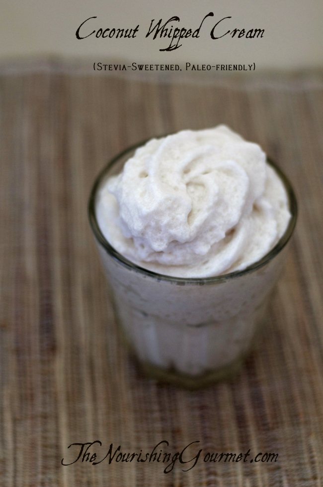 How to Make Coconut Milk Whipped Cream - The Conscientious Eater