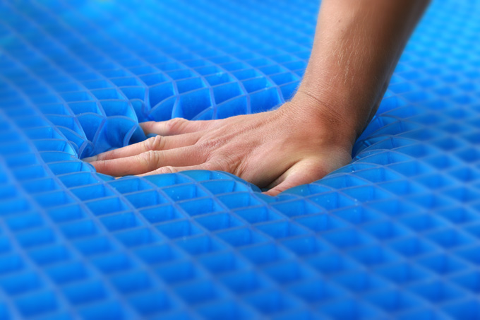 gel silicone honeycomb mattress topper