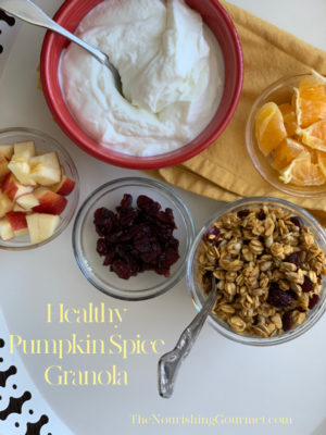 Healthy Pumpkin Spice Granola - The Nourishing Gourmet